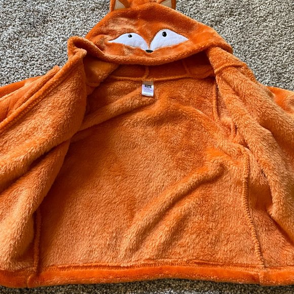 Hudson Baby Unisex Baby Plush Pool and Beach Fox 🦊 Robe Cover-up - Picture 4 of 4